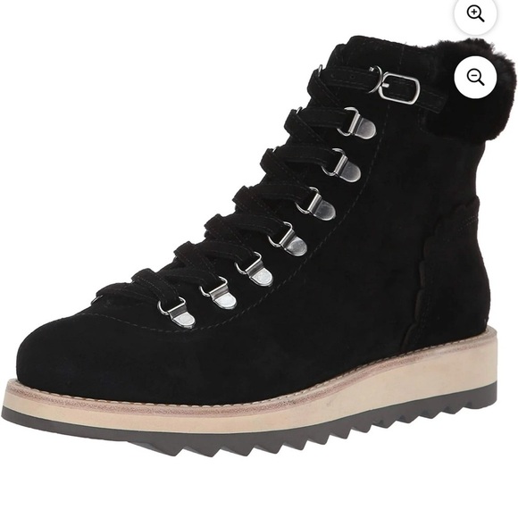 Kate Spade Upper Leather  Women's Black Suede Ankle Boots - Picture 1 of 8